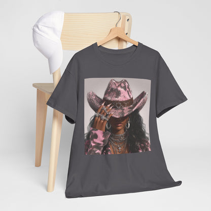 Casual Trendy Cowgirl Vintage Graphic Tee - Women