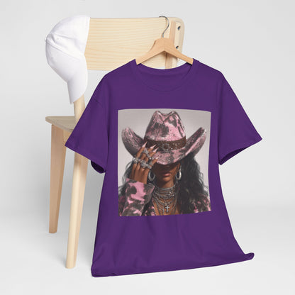 Casual Trendy Cowgirl Vintage Graphic Tee - Women