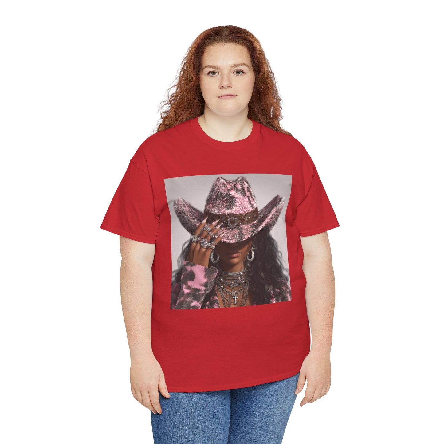 Casual Trendy Cowgirl Vintage Graphic Tee - Women