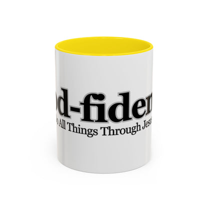 God-Fidence Bold Faith Coffee Mug