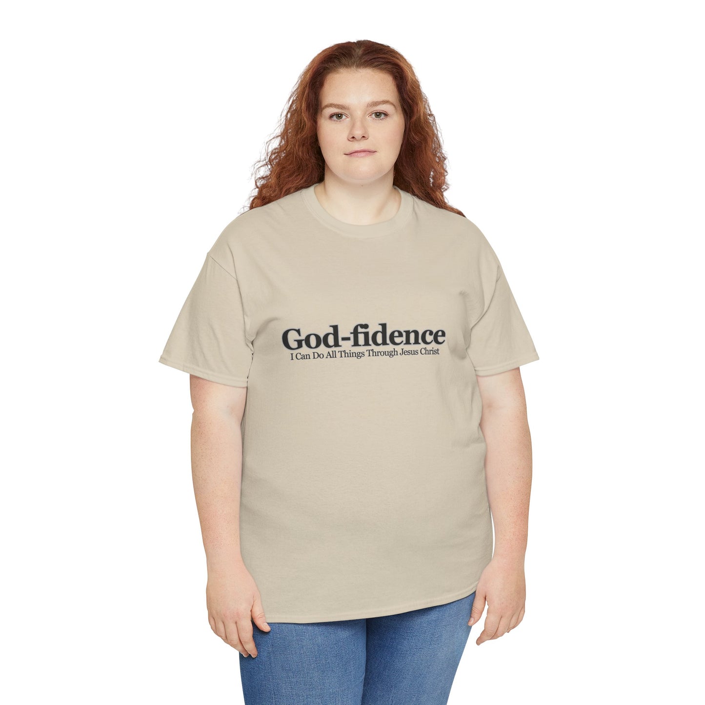 Classic God-fidence Believe In God Graphic Tee - Women