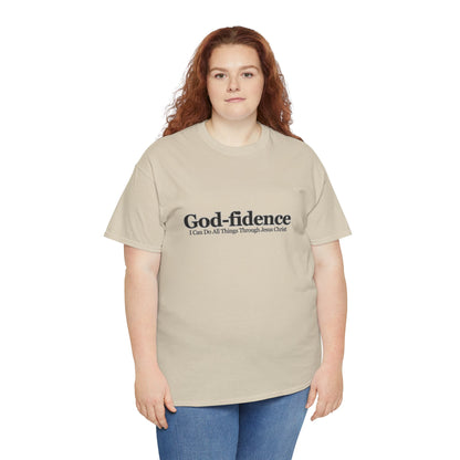 Classic God-fidence Believe In God Graphic Tee - Women