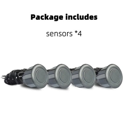 Hippcron 4PCS 22mm Car Parking Sensors Backup Radar System Black Red Blue Gold Grey Silver Champagne Gold White Color Sensor