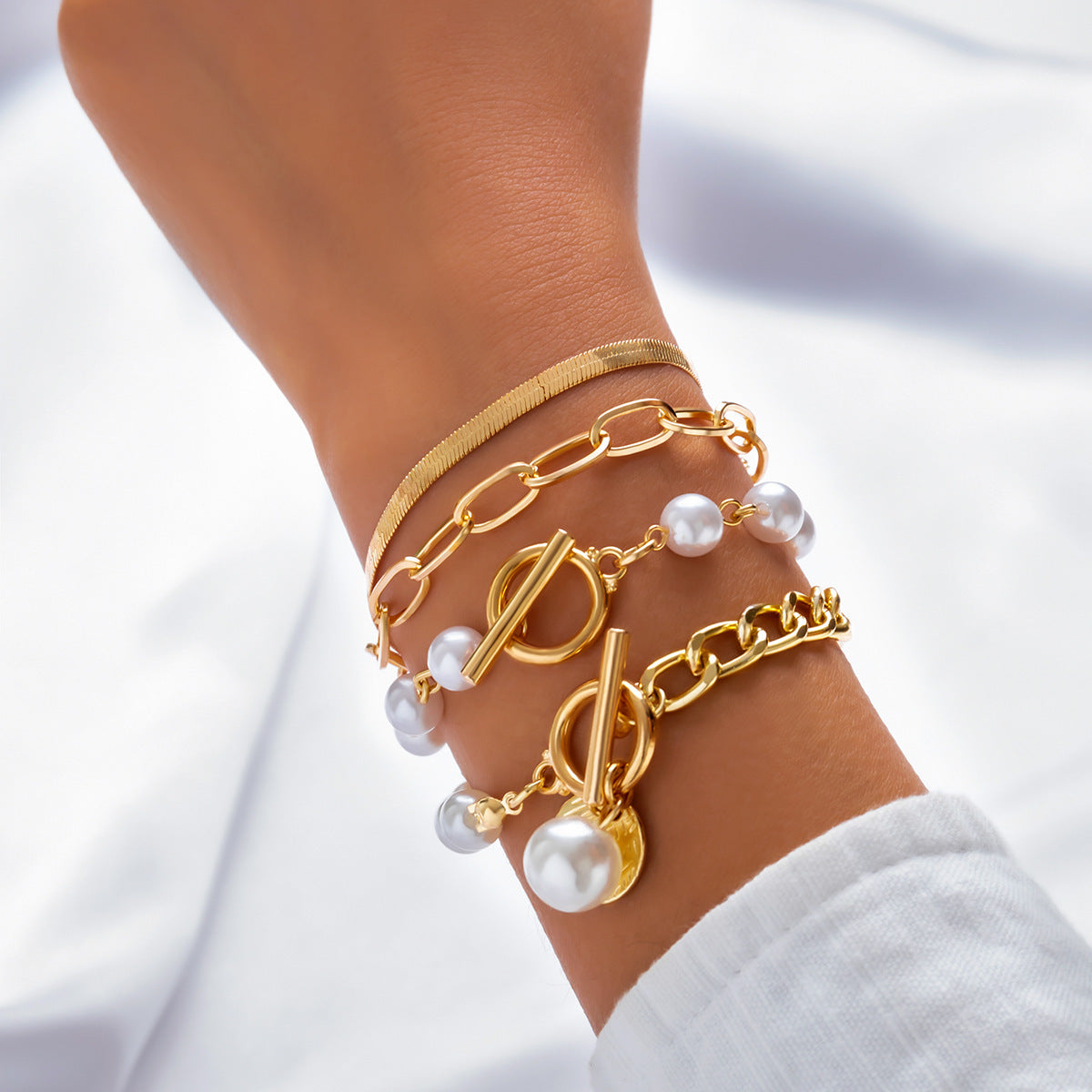 Pearl Beaded Bracelet