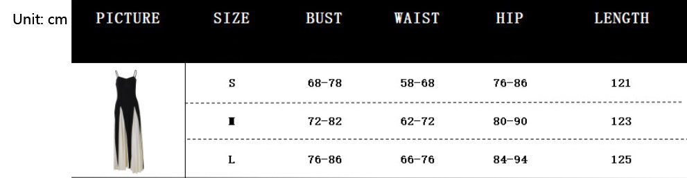 Women's B\W Color Contrast Sling Dress