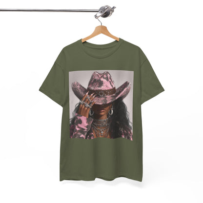 Casual Trendy Cowgirl Vintage Graphic Tee - Women