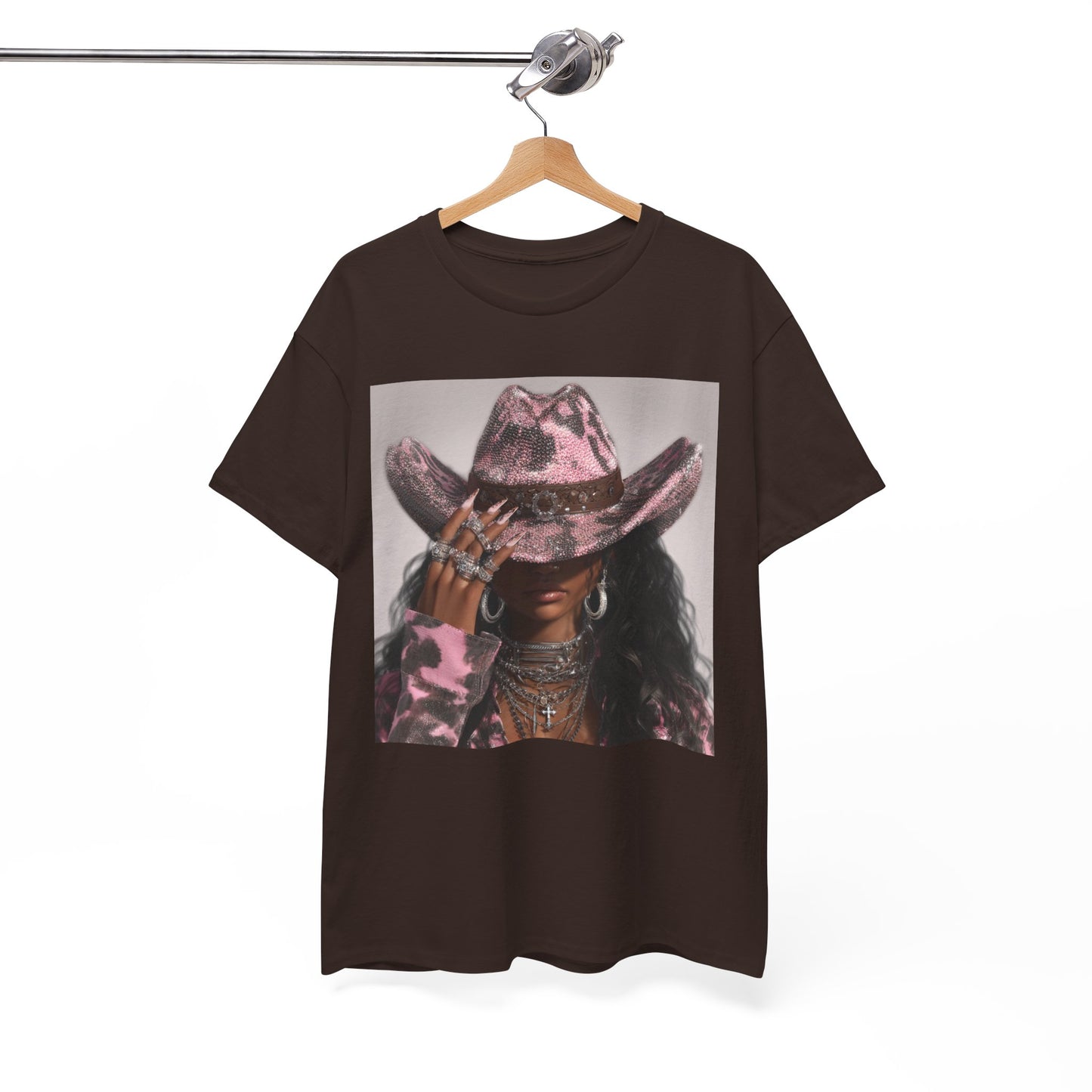 Casual Trendy Cowgirl Vintage Graphic Tee - Women