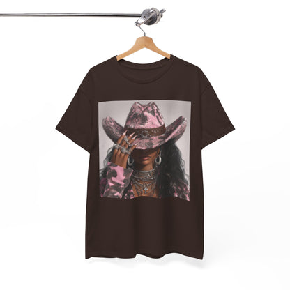Casual Trendy Cowgirl Vintage Graphic Tee - Women