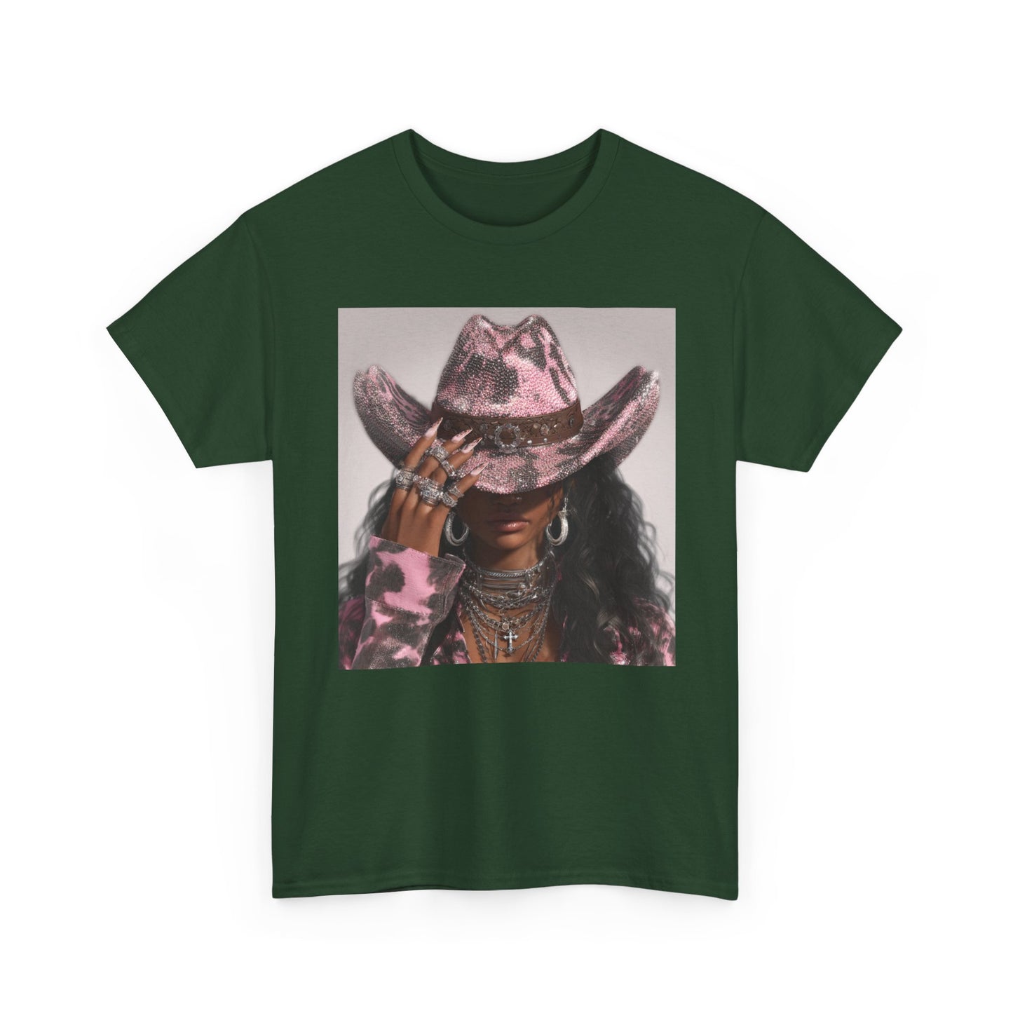 Casual Trendy Cowgirl Vintage Graphic Tee - Women