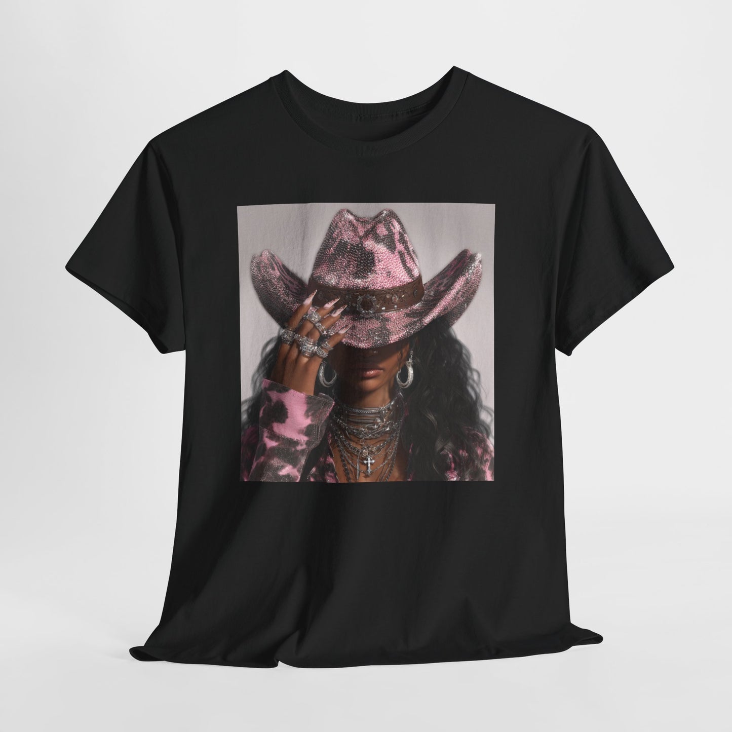 Casual Trendy Cowgirl Vintage Graphic Tee - Women