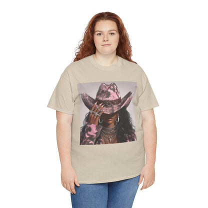 Casual Trendy Cowgirl Vintage Graphic Tee - Women