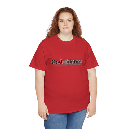 Classic God-fidence Believe In God Graphic Tee - Women