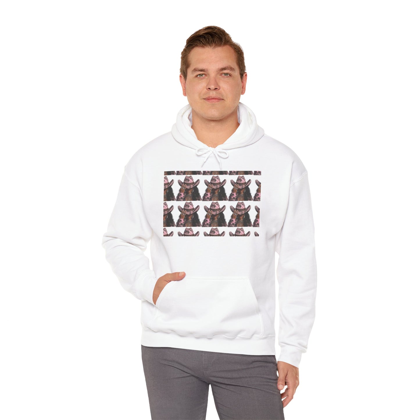 Long Sleeve Cowgirl Hoodie - Men