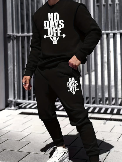 Men's 'NO DAYS OFF' 2 Pc Set