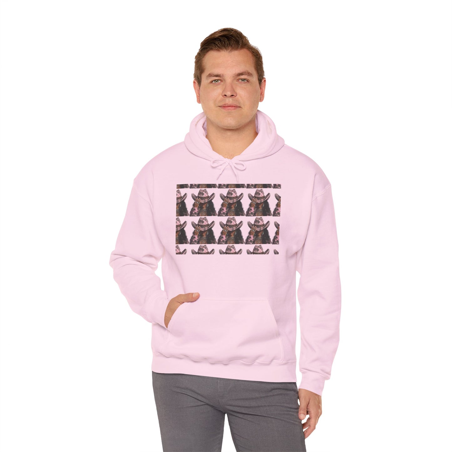 Long Sleeve Cowgirl Hoodie - Men