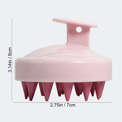 Silicone Shampoo Scalp Hair Massager Brush