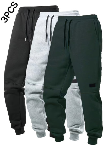 Men's Joggers, 3-Pair