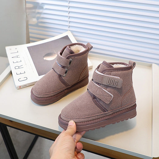 Girl's Fleece-Lined Snow Boots