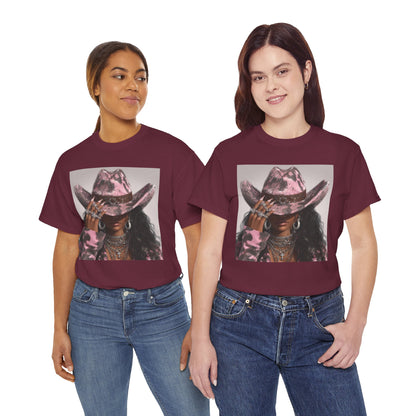 Casual Trendy Cowgirl Vintage Graphic Tee - Women