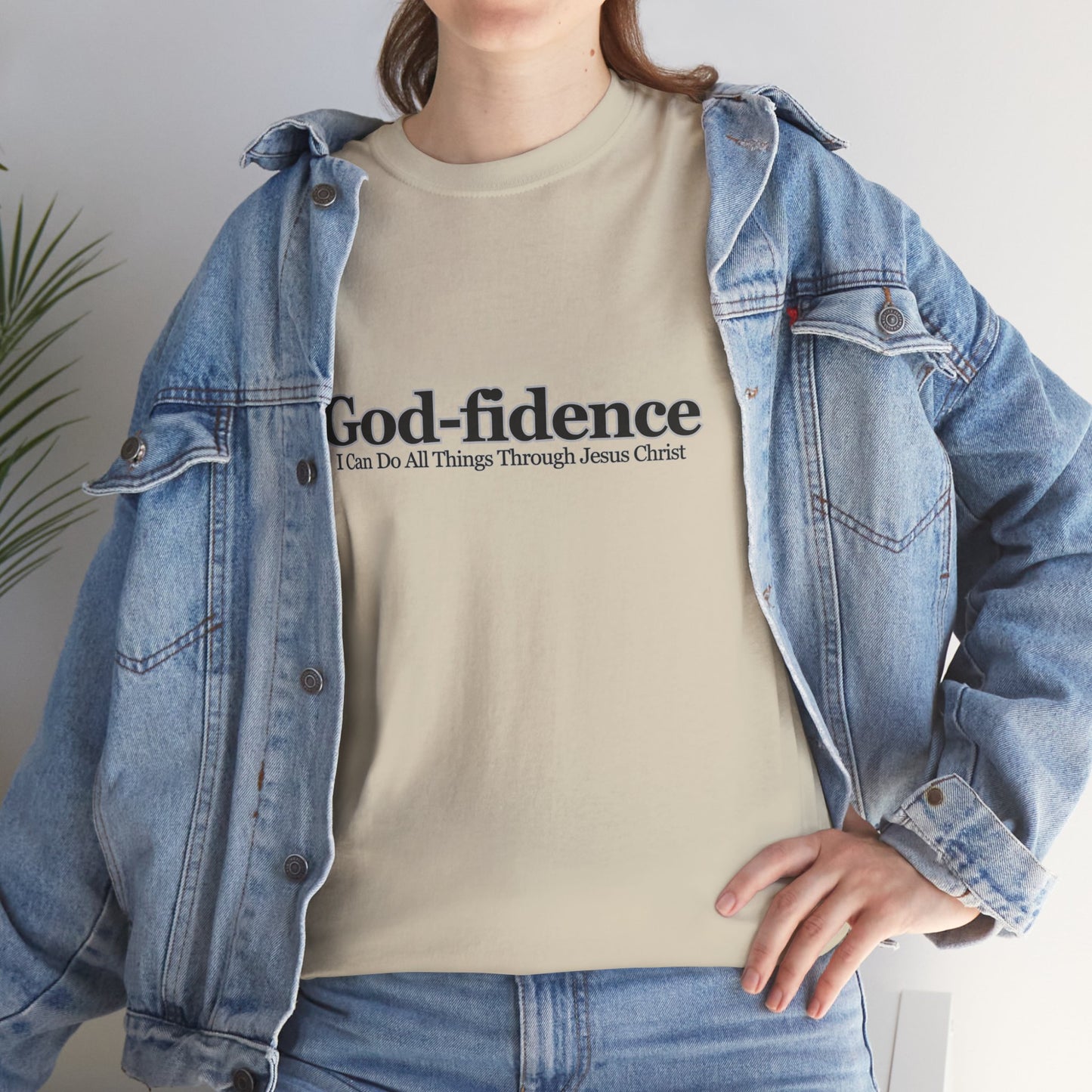 Classic God-fidence Believe In God Graphic Tee - Women