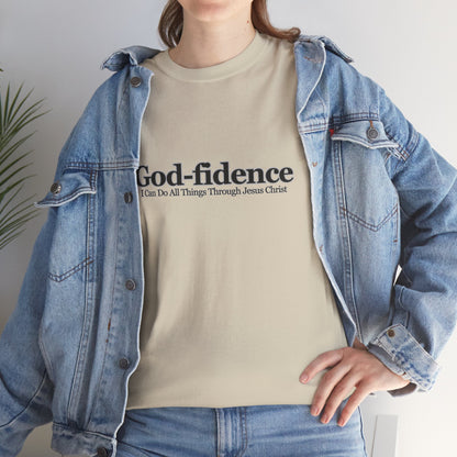 Classic God-fidence Believe In God Graphic Tee - Women