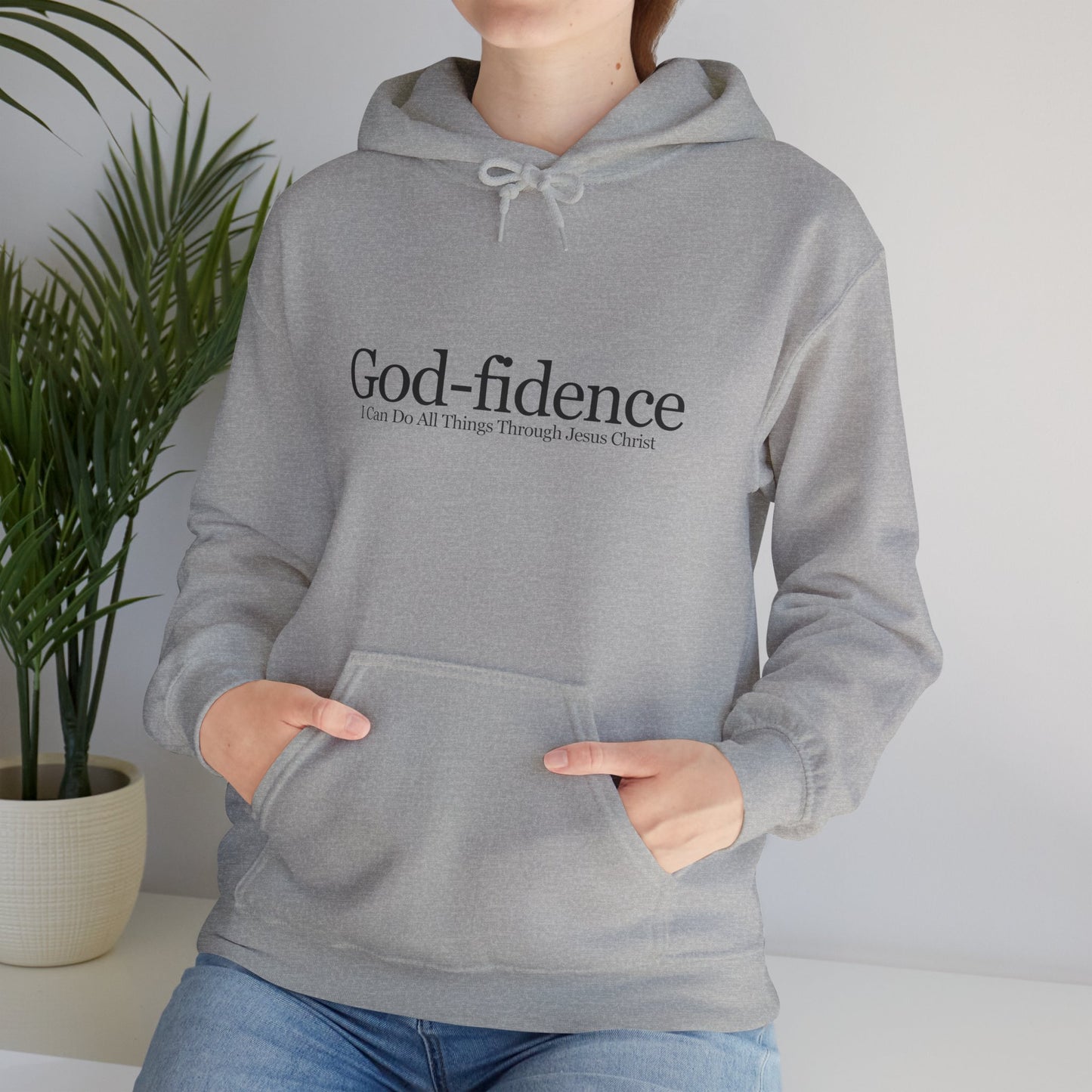 God-Fidence – Faith Over Fear Hoodie - Women