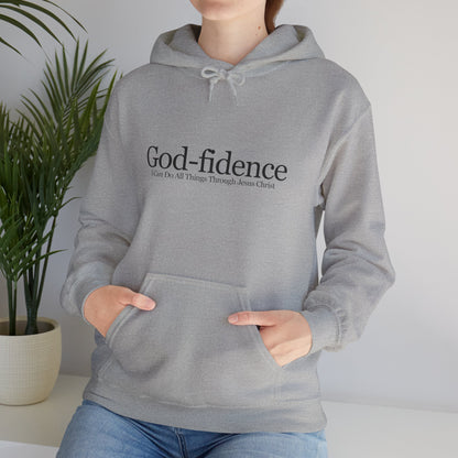 God-Fidence – Faith Over Fear Hoodie - Women