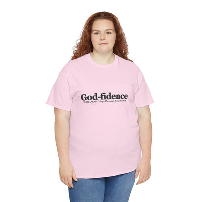 Classic God-fidence Believe In God Graphic Tee - Women