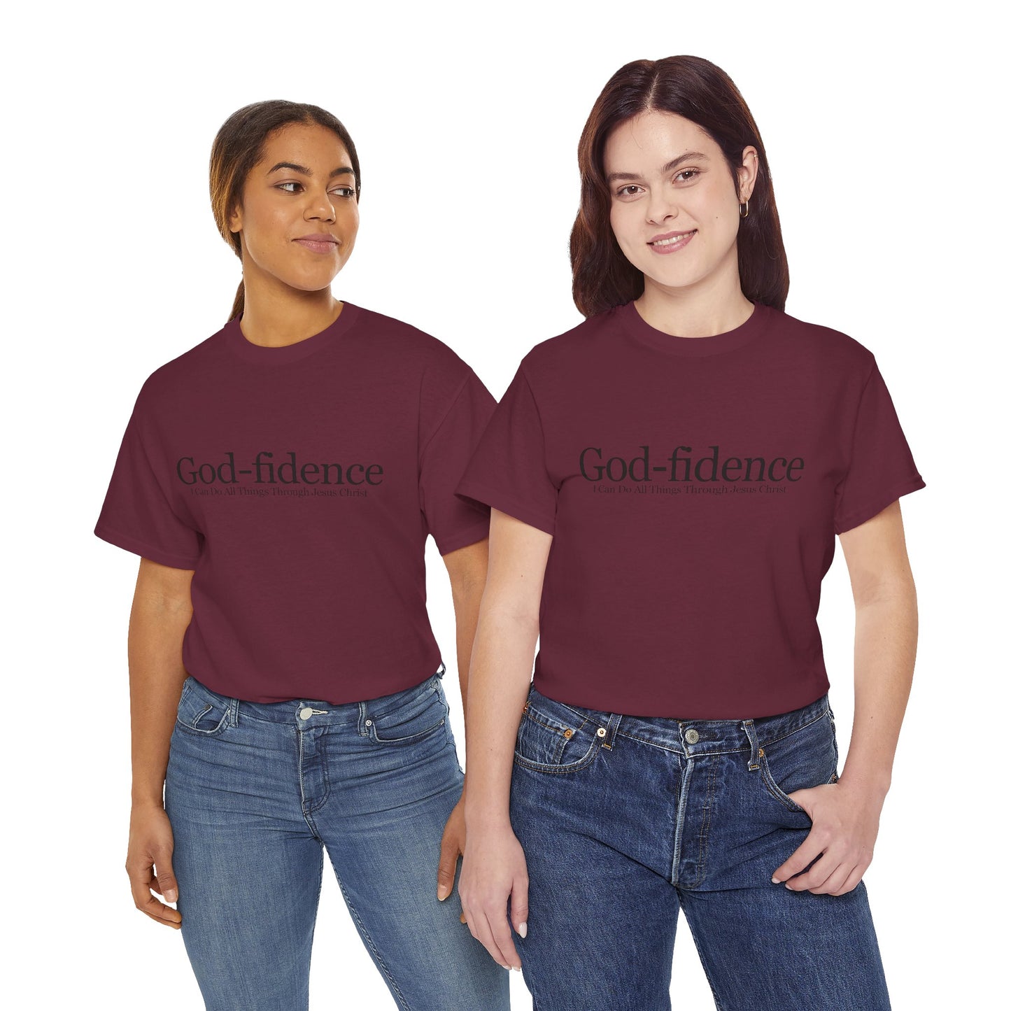 Classic God-fidence Graphic Tee - Women