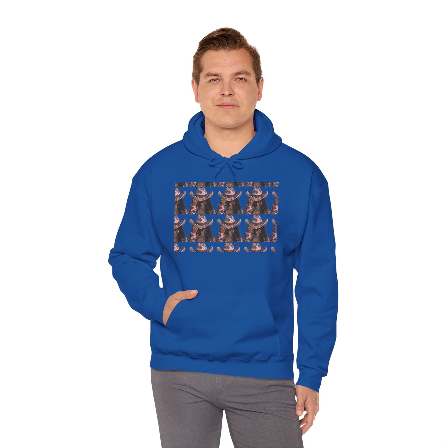 Long Sleeve Cowgirl Hoodie - Men