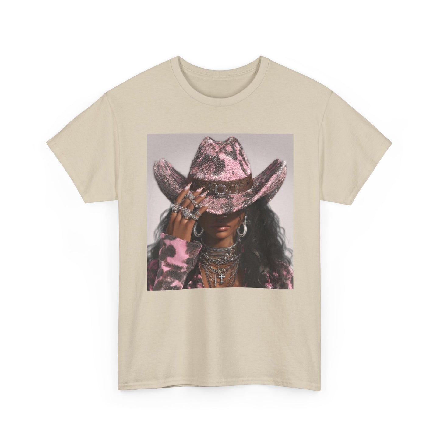 Casual Trendy Cowgirl Vintage Graphic Tee - Women