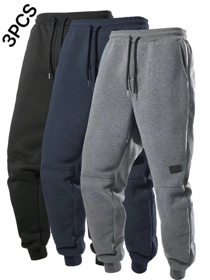 Men's Joggers, 3-Pair