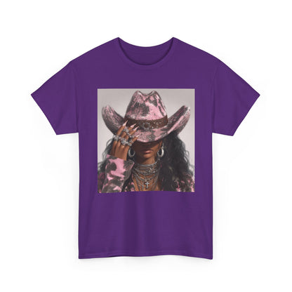 Casual Trendy Cowgirl Vintage Graphic Tee - Women