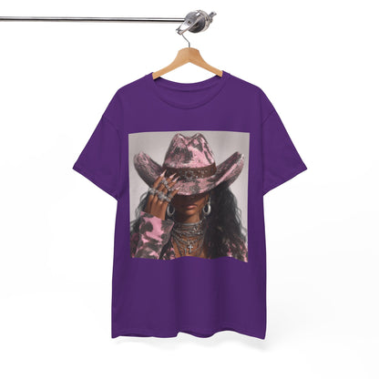 Casual Trendy Cowgirl Vintage Graphic Tee - Women