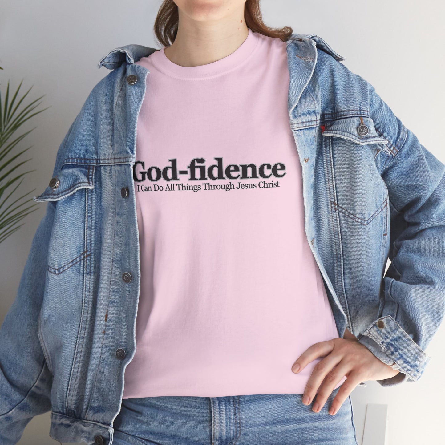 Classic God-fidence Believe In God Graphic Tee - Women