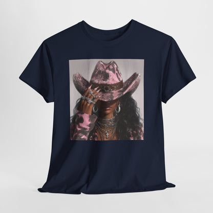 Casual Trendy Cowgirl Vintage Graphic Tee - Women