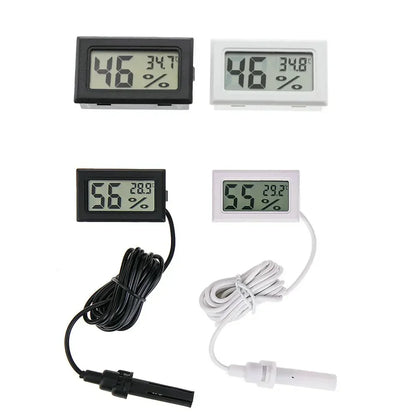 Thermometer Hygrometer Reptile Pet Incubation Breeding Turtle Gecko Hermit Crab Electronic Thermometer High Precision Parrot