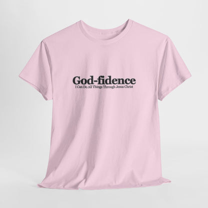 Classic God-fidence Believe In God Graphic Tee - Women