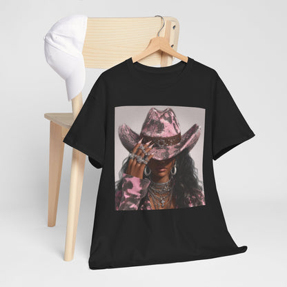 Casual Trendy Cowgirl Vintage Graphic Tee - Women