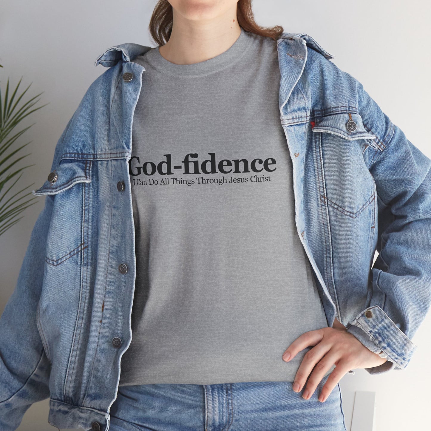 Classic God-fidence Believe In God Graphic Tee - Women
