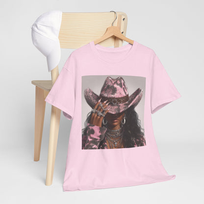 Casual Trendy Cowgirl Vintage Graphic Tee - Women