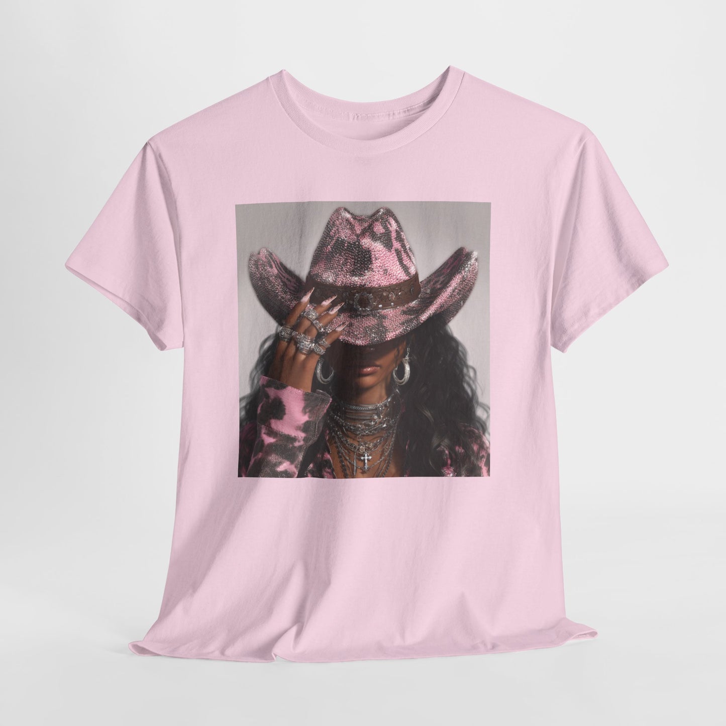 Casual Trendy Cowgirl Vintage Graphic Tee - Women