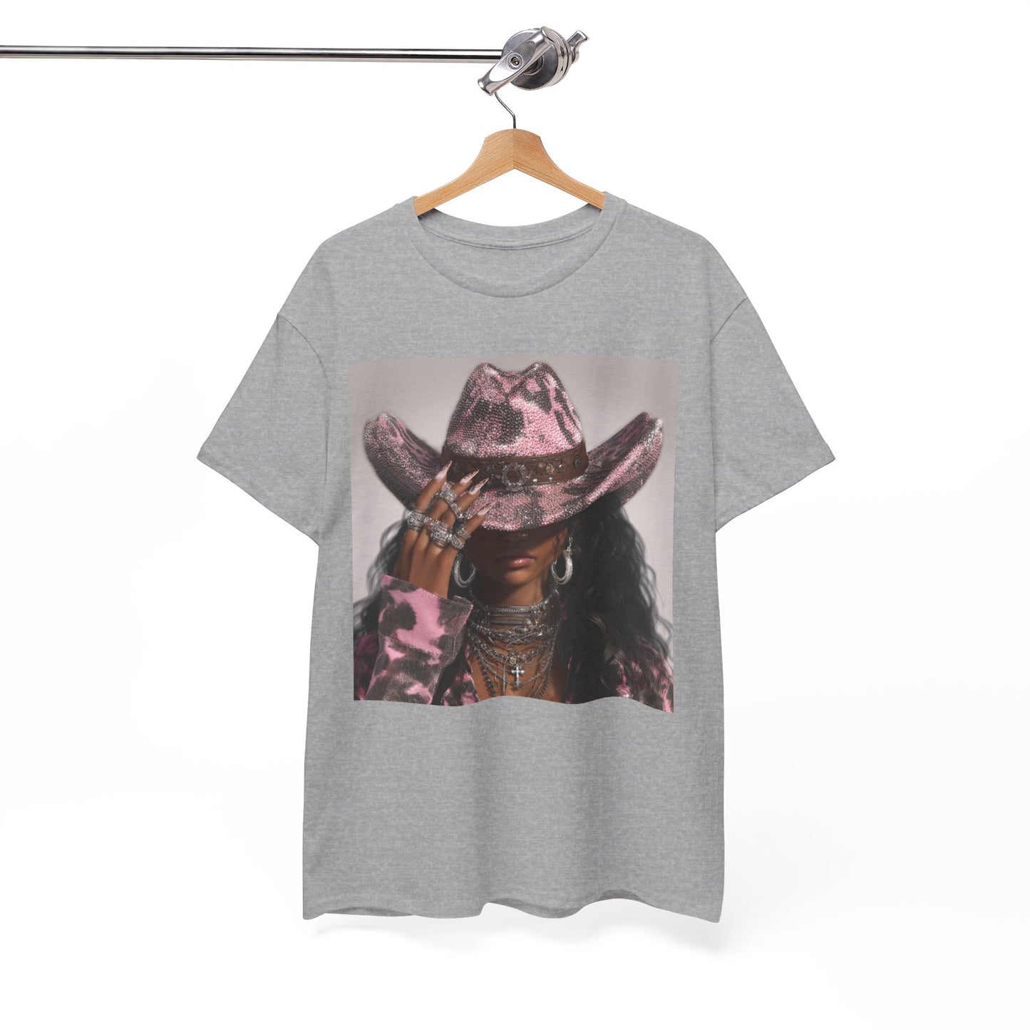 Casual Trendy Cowgirl Vintage Graphic Tee - Women