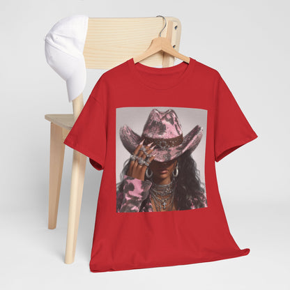 Casual Trendy Cowgirl Vintage Graphic Tee - Women