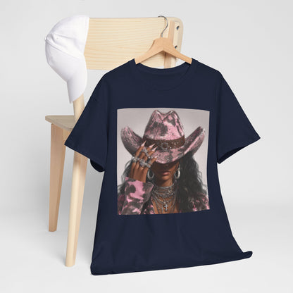 Casual Trendy Cowgirl Vintage Graphic Tee - Women