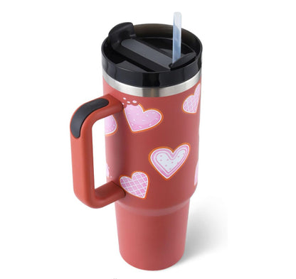 40 oz. Insulated Tumbler With Straw