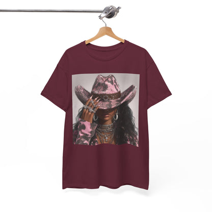 Casual Trendy Cowgirl Vintage Graphic Tee - Women