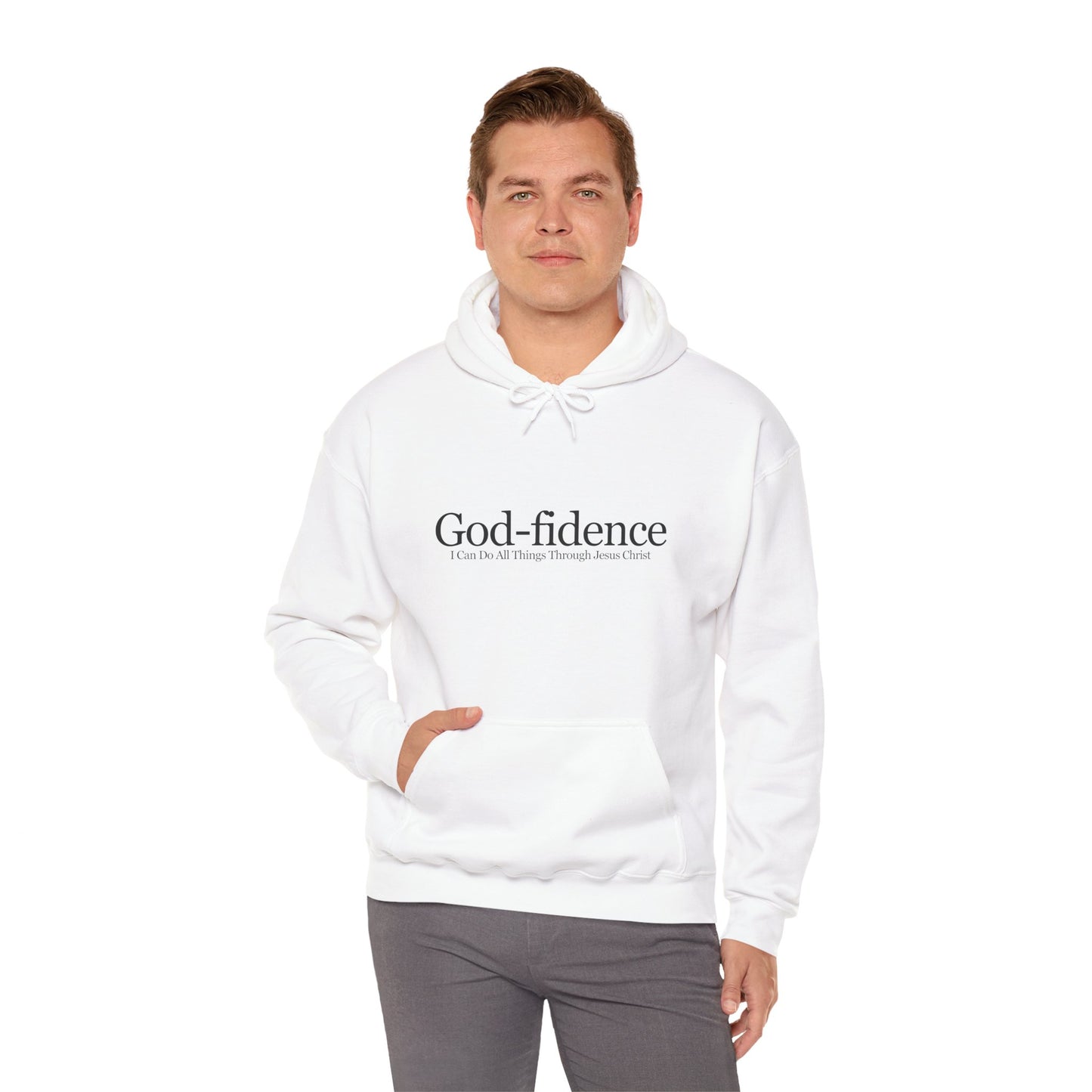 God-Fidence – Faith Over Fear Hoodie - Men