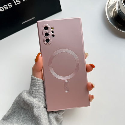 Frosted Magnetic Phone Case with Lens Protector