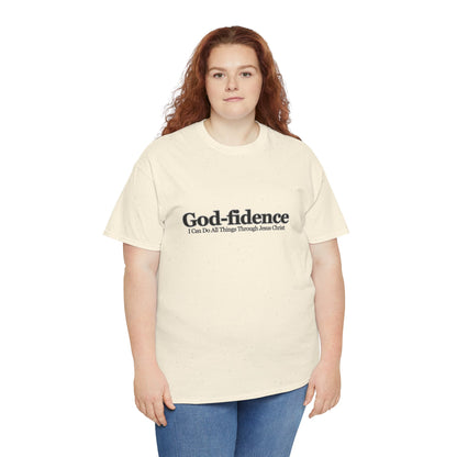 Classic God-fidence Believe In God Graphic Tee - Women